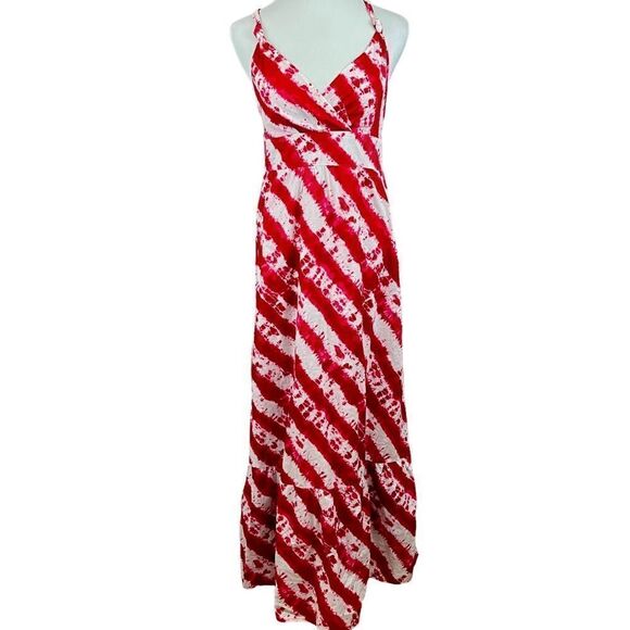 Calypso St Barth for Target Red Tie Dye Maxi Dress 4 - Picture 1 of 6